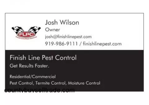 Finish Line Pest Control